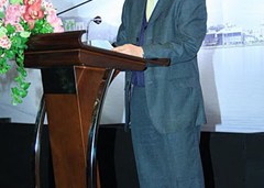 貿(mào)促局代主席張祖榮致歡迎詞